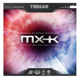 TIBHAR Table Tennis Racket Rubber MX-K BLACK