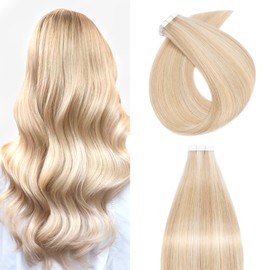 20 + 40 Pieces Real Hair Tape Extensions