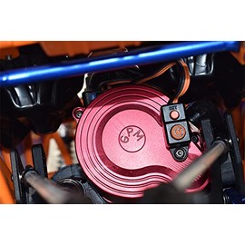 GPM for AXIAL 1/10 4WD RBX10 RYFT AXI03005 Aluminum Main Gear Cover -5PC Set (Gray)