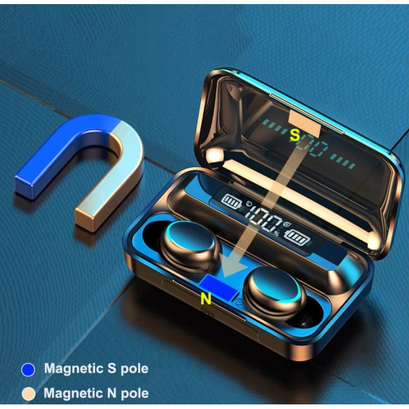 High Quality TWS Wireless Sports Earphones In-Ear Headset Digital Display