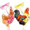Frienda 2 Pcs Adjustable Chicken Harness and Leash Set Spring