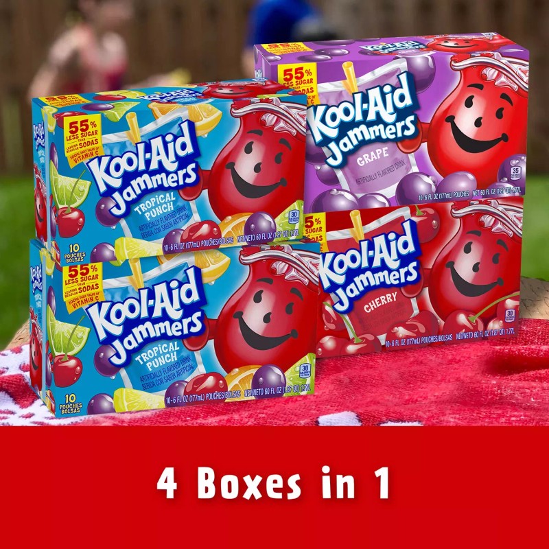 Kool-Aid KOOL AID JAMMERS VARIETY PACK GREAT FOR LUNCHBOXES, CHERRY