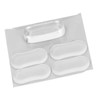 20PCS Toilet Lid Bumper Transparent Silicone Toilet Lid Bidet Replacement