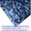 XUANINY 5-Sheet Peel and Stick Backsplash Tiles Dark Blue Surface