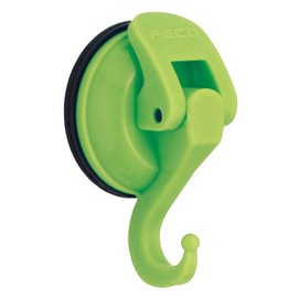 HAB & GUT -FC046V- Super Strong Suction Cup Hook 4kg Holding Power for Bathroom Kitchen Green Towel Hook Wall Hook