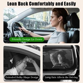 Ouliget Flat Hair Clips for Women,French Durable Non-Slip Claw Clips for Thick Curly Hair,Matte Strong Hold Flat Claw Clips Suitable for Driving Travel Work,4 Pieces