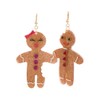 Betsey Johnson Christmas Mismatch Earrings (Gingerbread - Bite Missing)