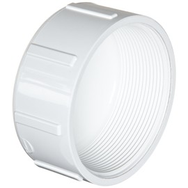 Spears 448 Series PVC Pipe Fitting, Cap, Schedule 40, 4" NPT Female