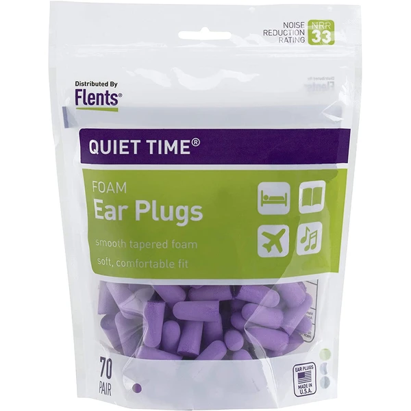 Flents Ear Plugs for Sleeping, Snoring, Loud Noise, Traveling, Concerts,