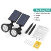 Nekteck Solar Lights, 2-in-1 Solar Spot Lights Outdoor, Waterproof Solar