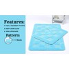 Night Zone Squares 2 Piece Bath Mat & Pedestal Set