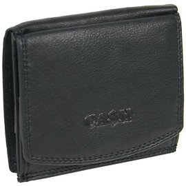 CA$H - Men's Wallet Landscape Format - Genuine Leather Wallet, Viennese box, Classic