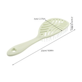 Ipetboom Curved Hair Brush for Women Men Kids Thick Curly Thin Long Short Dry Hair Volumizing Comb Scalp Massage