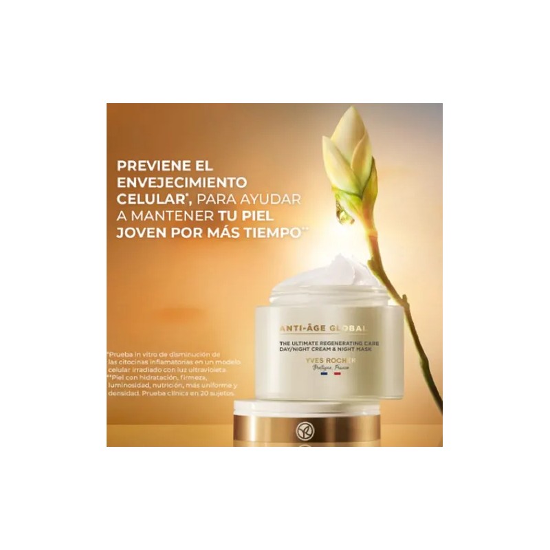 Crema Rejuvenecedora Anti Age Global Dia Y Noche Yves Rocher