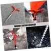 Totority 4Pcs Spiral Camping Stake Durable Ground Nails for Tents