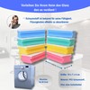 Walfinus Premium XXL Set of 8 Scratch-Free Washing Up Sponges,