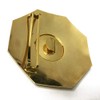 eJoyce Vintage Octagon Metal Belt Buckle, Vintage Fashion Jewelry by