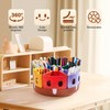 GAMENOTE Rotating Art Supplies Organizer - Lazy Susan Office School