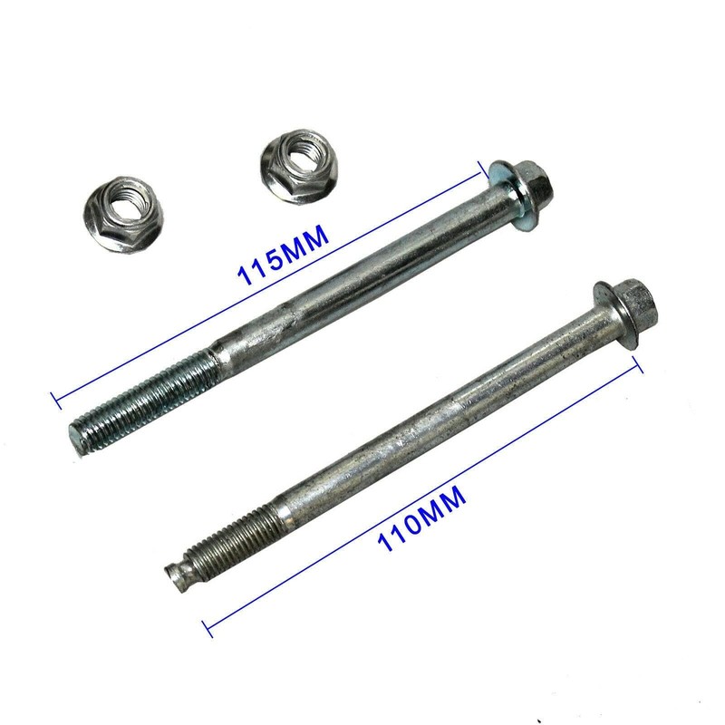 TDR 2pcs 10mm 110mm TOP BOTTOM ENGINE MOUNTING BOLTS 125cc
