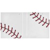 Moudou Baseball 3 Ring Binder 1 Pack, 1.5 Inch Clear