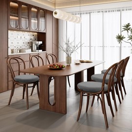 BUYUE Memory Foam Seat Cushion, Dia 16.5" Soft Velvet Round Stool Cushion Anti-Slip Chair Pads, L, Dark Grey