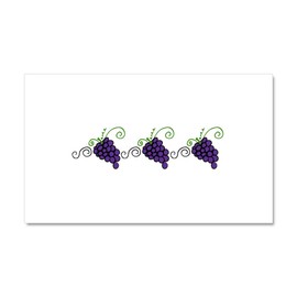 CafePress Napa Valley Grapes Car Magnet 20 X 12 Car Magnet, 20"x 12" Magnetic Door Display