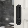 HOCONNIE Pocket Door Handle with Key Sliding Door Lock Keyed