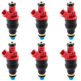 Fuel Injectors Fits for Ford Aerostar 1996,Explorer 1993-1996, Ranger 1993-1996,for Mazda Navajo 1993-1994, B4000 1994-1996 4.0L V6 Replace FJ693, F37Z9F593A, ZZM213250, ZZM218741 6PCS