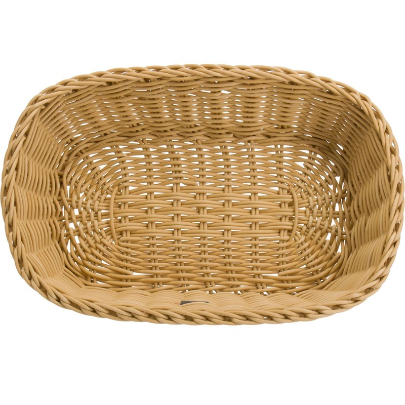 Saleen Multi-Purpose Basket, Suitable for Gastronomy, Rectangular, Plastic Fibre, Dark