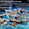 3D RPG Miniatures Ship Wood Laser Cut, 3-Level with 1"