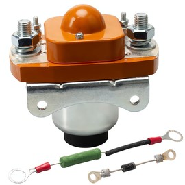 Aeola 400A 48V Solenoid Contactor Solenoid for Golf Cart, Contactor Solenoid Heavy Duty for Golf Cart Direct Replacement MZJ-400