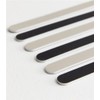 Pack of 6 Black and Brown Nail Files Emery Board