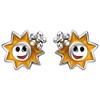 Jobo Children's Sun Stud Earrings 925 Sterling Silver Earrings Silver