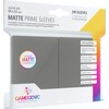 Gamegenic GGS11037ML Matte Prime Sleeves (Pack of 100), Dark Grey