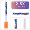 SpeTool 1/4 Inch Shank Up Cut Spiral Router Bit, 1-1/4