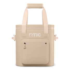 RTIC 20 Can Ultra-Tough Soft Cooler Pro, Insulated, Waterproof, Leakproof, Portable, Floating Bag for Beverage, Drink, Lunch, Outdoor, Beach, Car, Camping, Picnic, Fishing, Boat, 13L, Beach