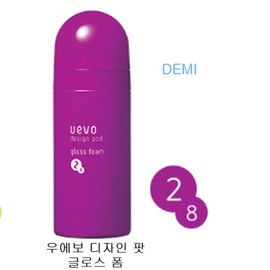 Demi Huevo Design Pot Gloss Foam 200g, 1 piece / 데미 우에보 디자인팟 글로스 폼 200g, 1개