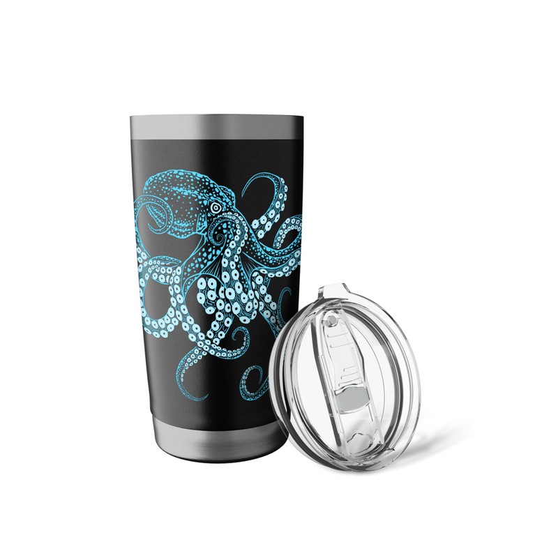 Octopus deep-sea blue kraken in combat stance Stainless Steel Insulated
