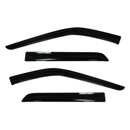 Auto Ventshade AVS 94293 Original Ventvisor Side Window Deflector Dark Smoke, 4-Piece Set for 2011-2019 Ford Explorer