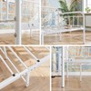 JURMERRY Metal Daybed Frame Twin Size with Steel Slats Platform