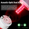 Industrial LED Rotating Warning Light, AC110V Red Strobe Light for