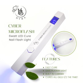 Cyber Micro Flash LED Nail Light Curing Lamp with Stand Holder