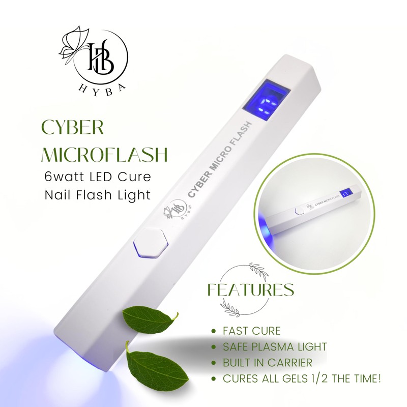 Cyber Micro Flash LED Nail Light Curing Lamp with Stand