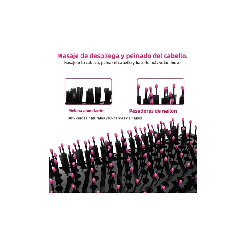 4 En 1 Secador De Pelo Cepillo Peine De Aire