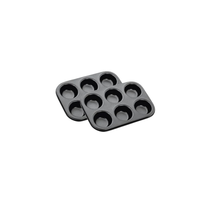 ARCUS 6 Cup Non Stick Muffin Tray - 2 Pack