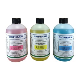 Biopharm Buffer Calibration Solution Kit 3-Pack of 500 mL each pH 4, 7 and 10