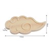 Shizuka-JP Shinto Shelf, Carved Letters, Horizontal Carved, "Cloud Shaped" Cut