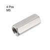 sourcing map M5 x 0.8-Pitch 20mm Length 304 Stainless Steel