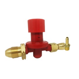 Tezla High Pressure Propane Regulator 4 bar Adjustable POL x 1/4" outlet 8 Kg/hr 6.3mm Nozzle Included