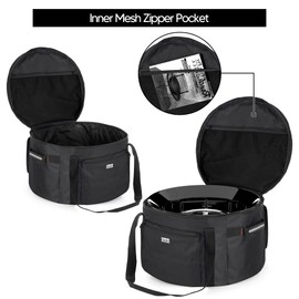 samdew 19 In Fire Pit Bag Compatible with Outland Firebowl 893 870 823, Fire Bowl Storage Case Compatible with Ciays 19 Inch Firebowl for Outdoor Travel & Camping, Bag Only